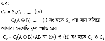  সংখ্যা পদ্ধতি ও ডিজিটাল ডিভাইস, ফুল অ্যাডার 
